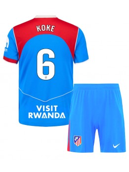 Billige Atletico Madrid Koke #6 Tredjedraktsett Barn 2025-26 Kortermet (+ Korte bukser)
